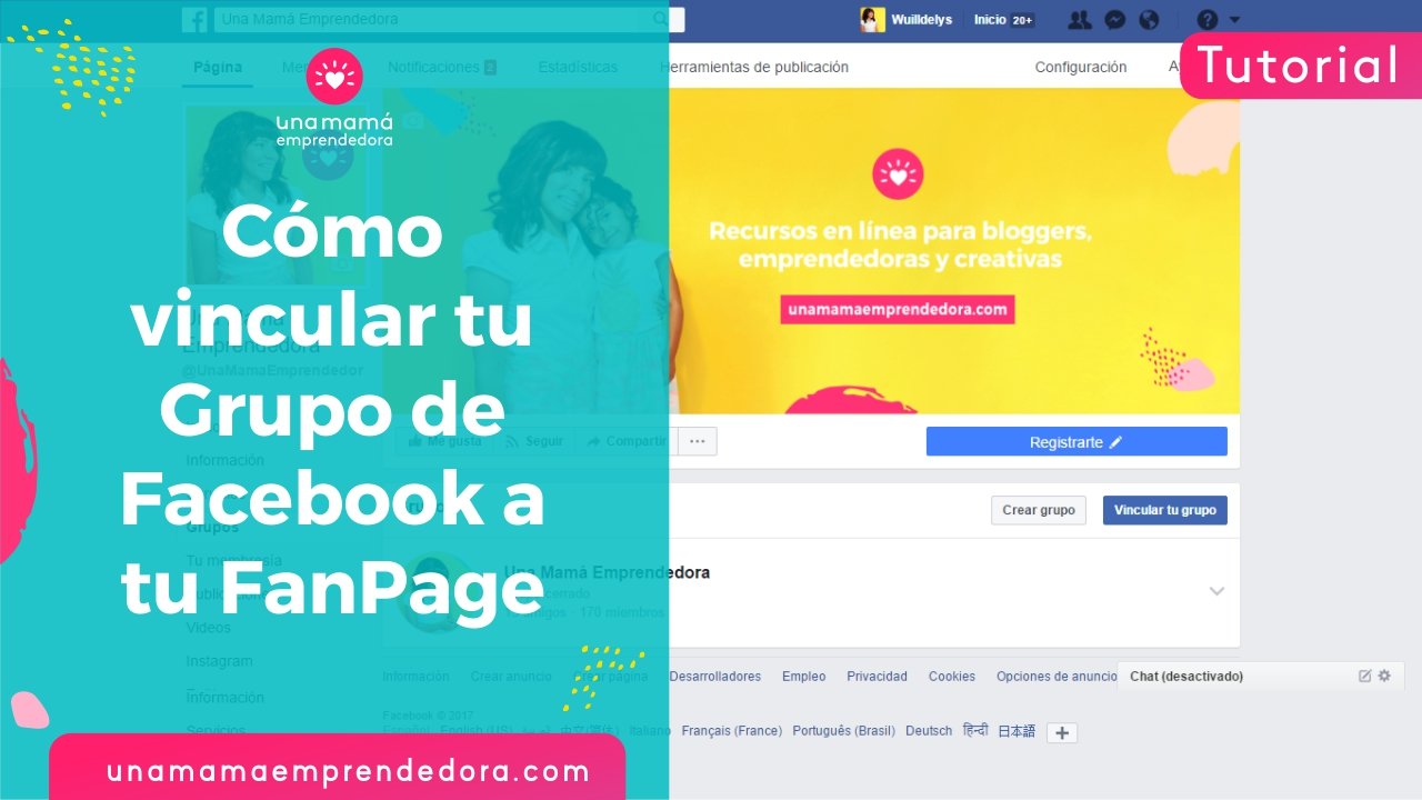 Cómo vincular tu grupo de Facebook a tu FanPage